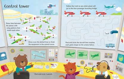 Wipe-Clean Airport Activities Book