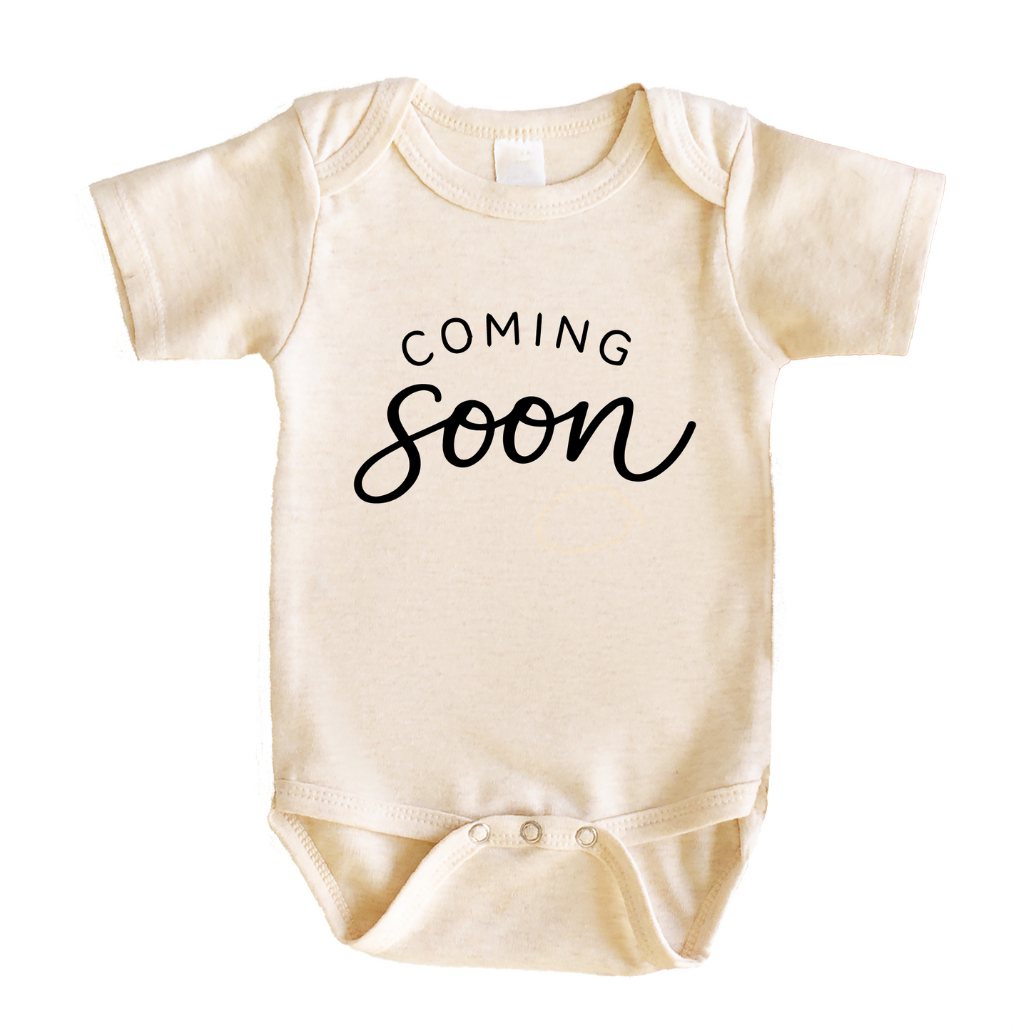 Coming Soon Onesie (White)