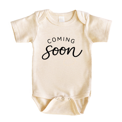 Coming Soon Onesie (White)