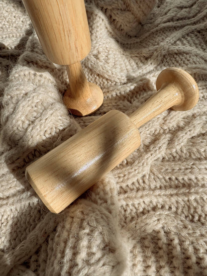 Standing Wooden Maracas (2 pc)