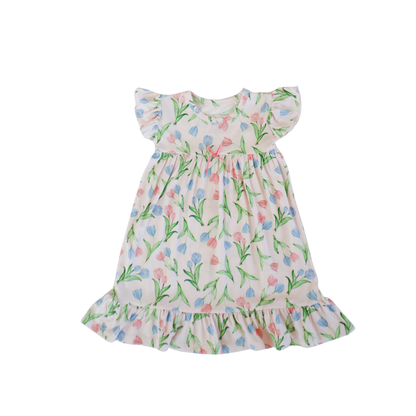 Ruffle Gown (Tulips)