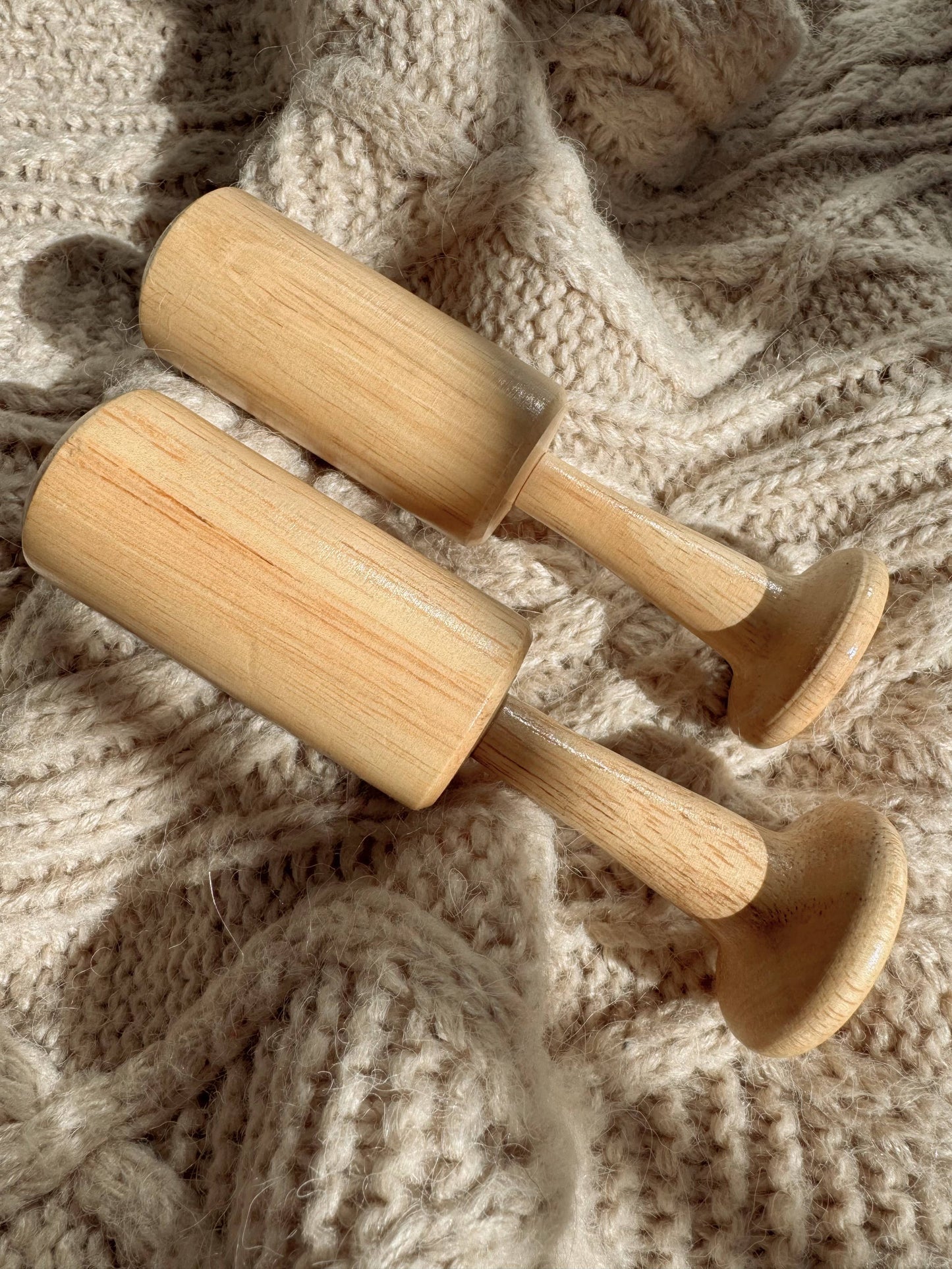 Standing Wooden Maracas (2 pc)