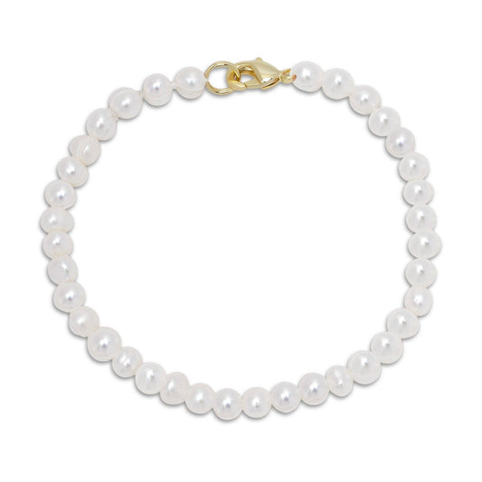 5.5" Freshwater Pearl Strand Bracelet (Baby)