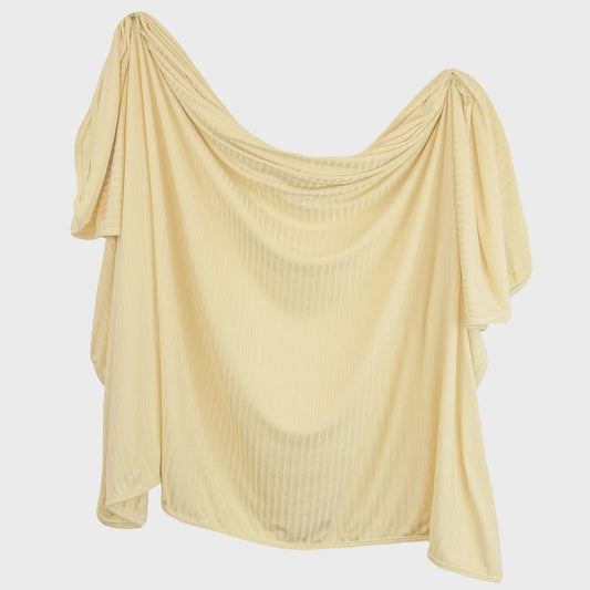BIRDIE RIBBED SWADDLE BLANKET