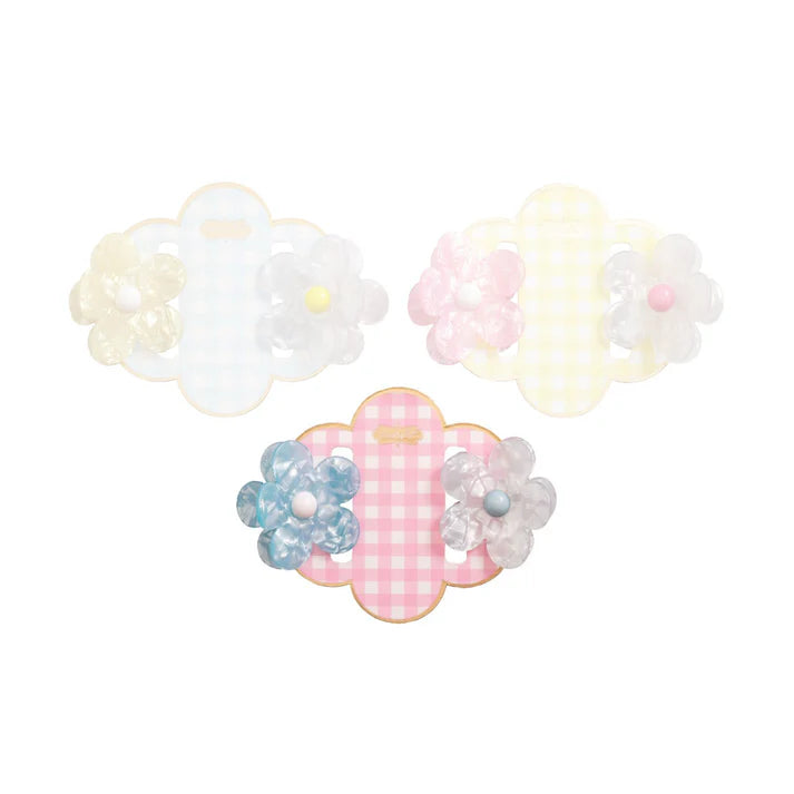 Flower Claw Hair Clips