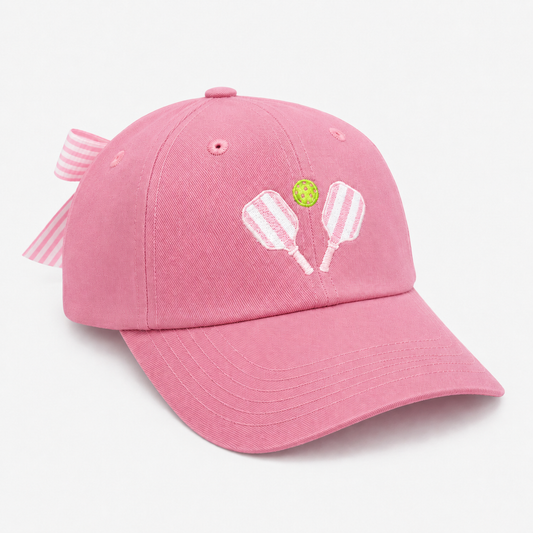Pickleball Bow Baseball Hat