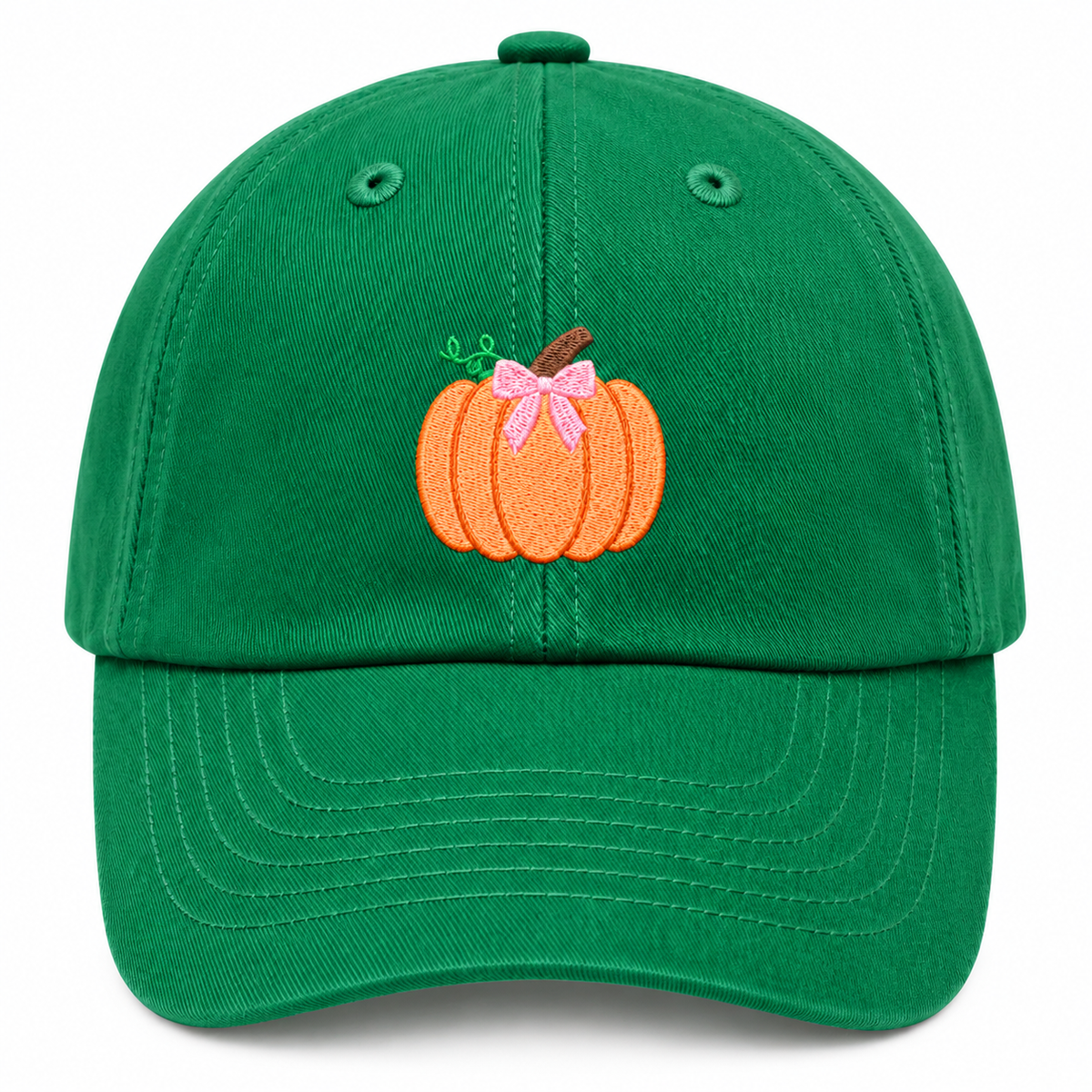 Pumpkin Bow Baseball Hat