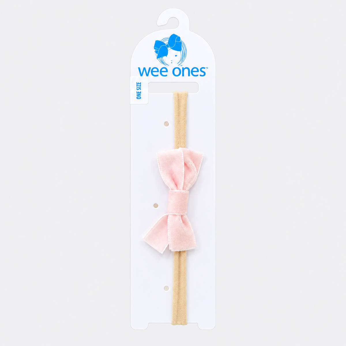 Tiny Velvet Bow on Band