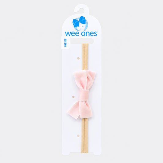 Tiny Velvet Bow on Band