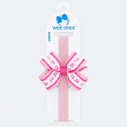 Mini Lil Sister Print Headband