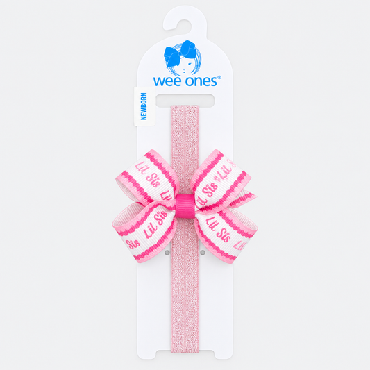Mini Lil Sister Print Headband