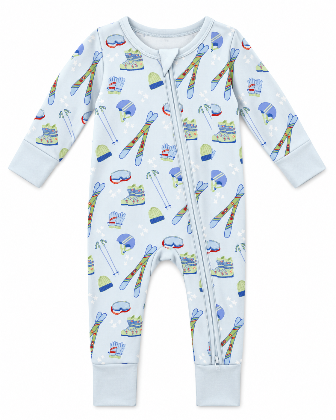 Zipper Romper (Ski Season Blue)