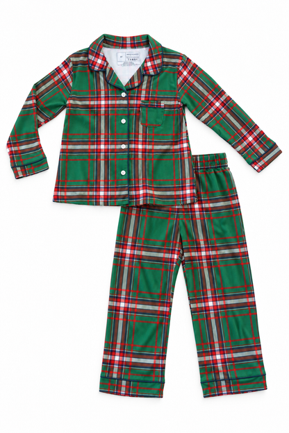 Kevin Set (Christmas Plaid Green)