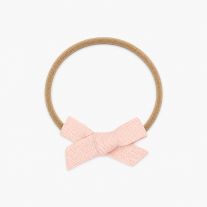 Linen Bow Headband