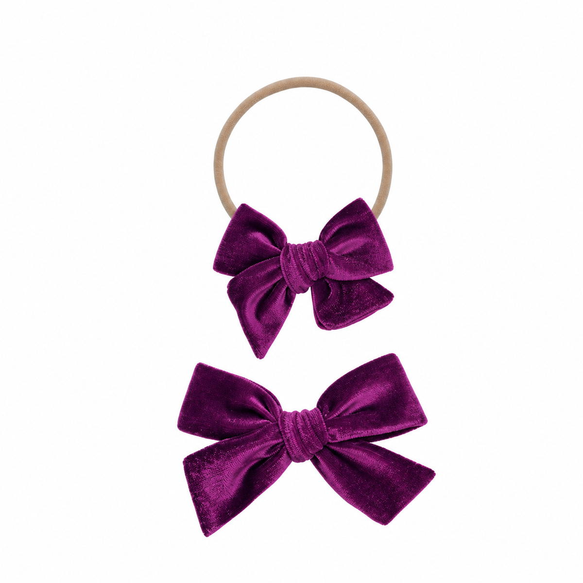 Velvet Bow Headband