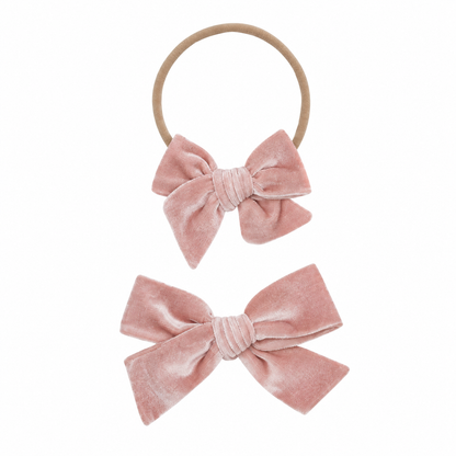 Velvet Bow Headband