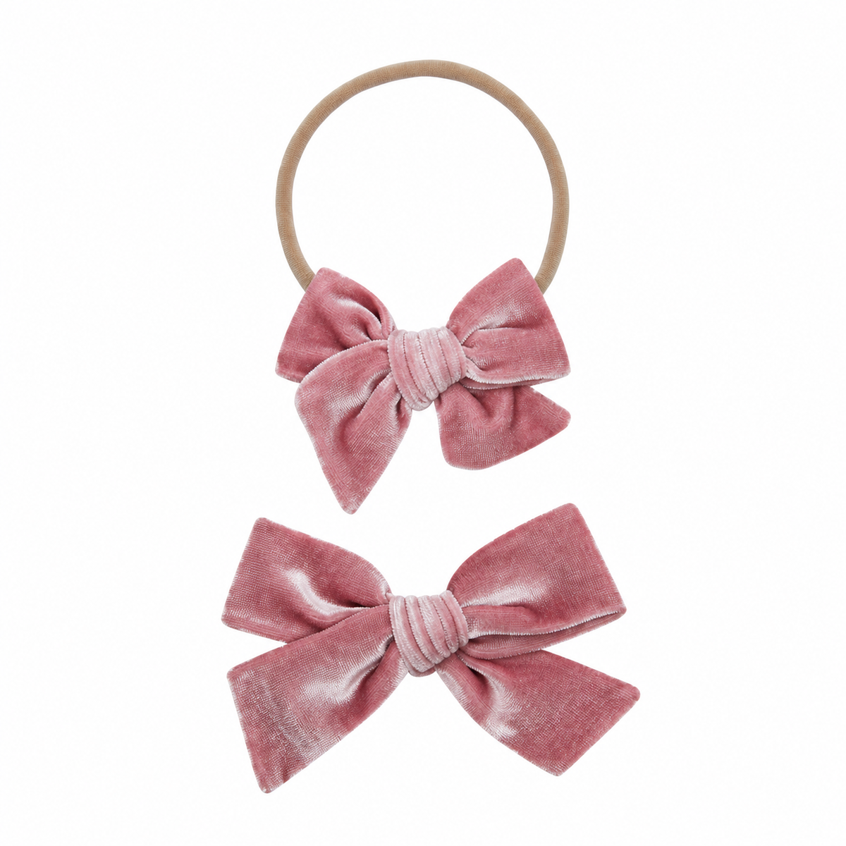 Velvet Bow Headband