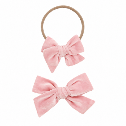 Velvet Bow Headband