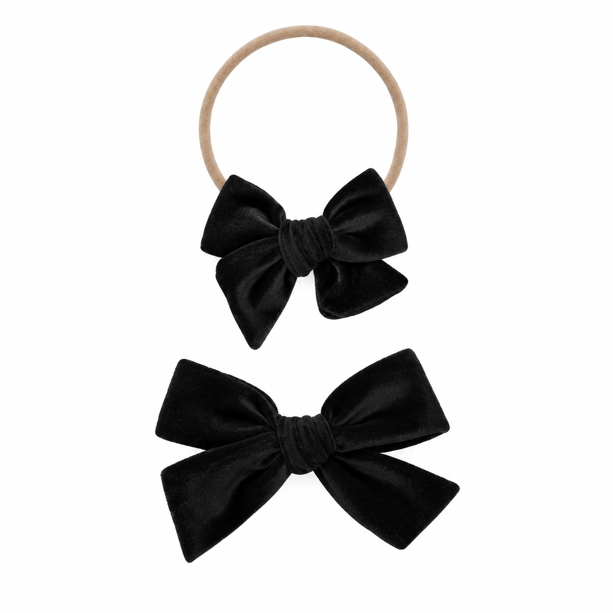 Velvet Bow Headband
