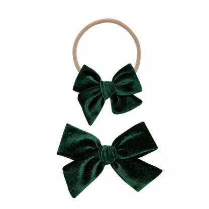 Velvet Bow Headband