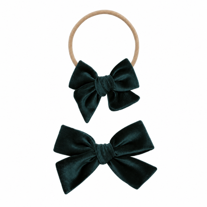 Velvet Bow Headband