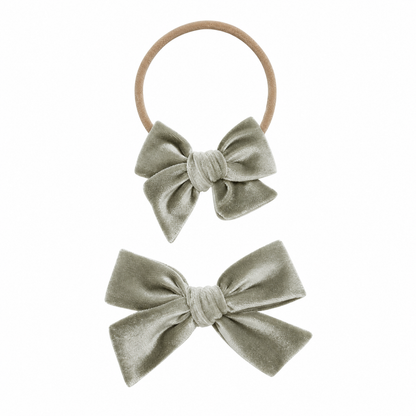 Velvet Bow Headband