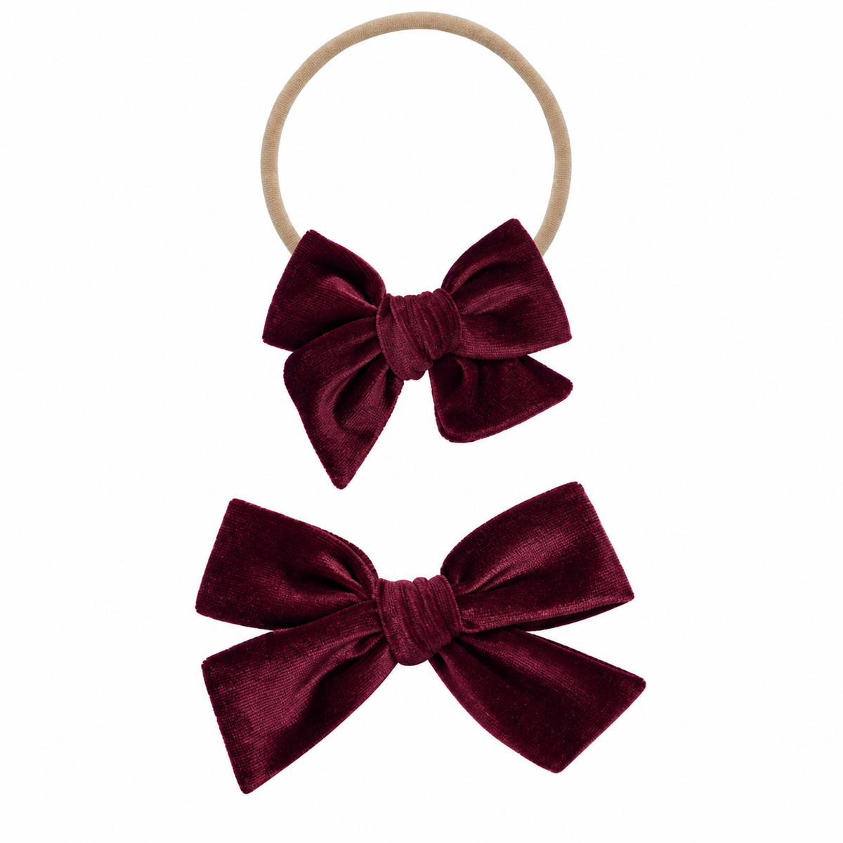 Velvet Bow Headband