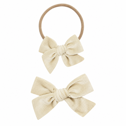 Velvet Bow Headband