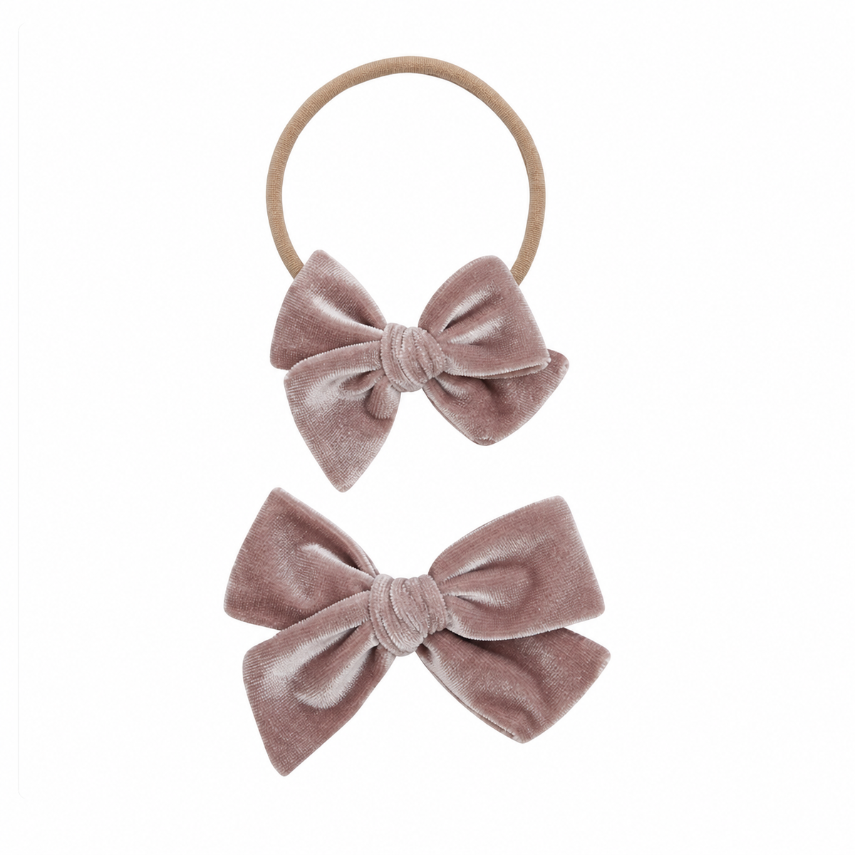 Velvet Bow Headband