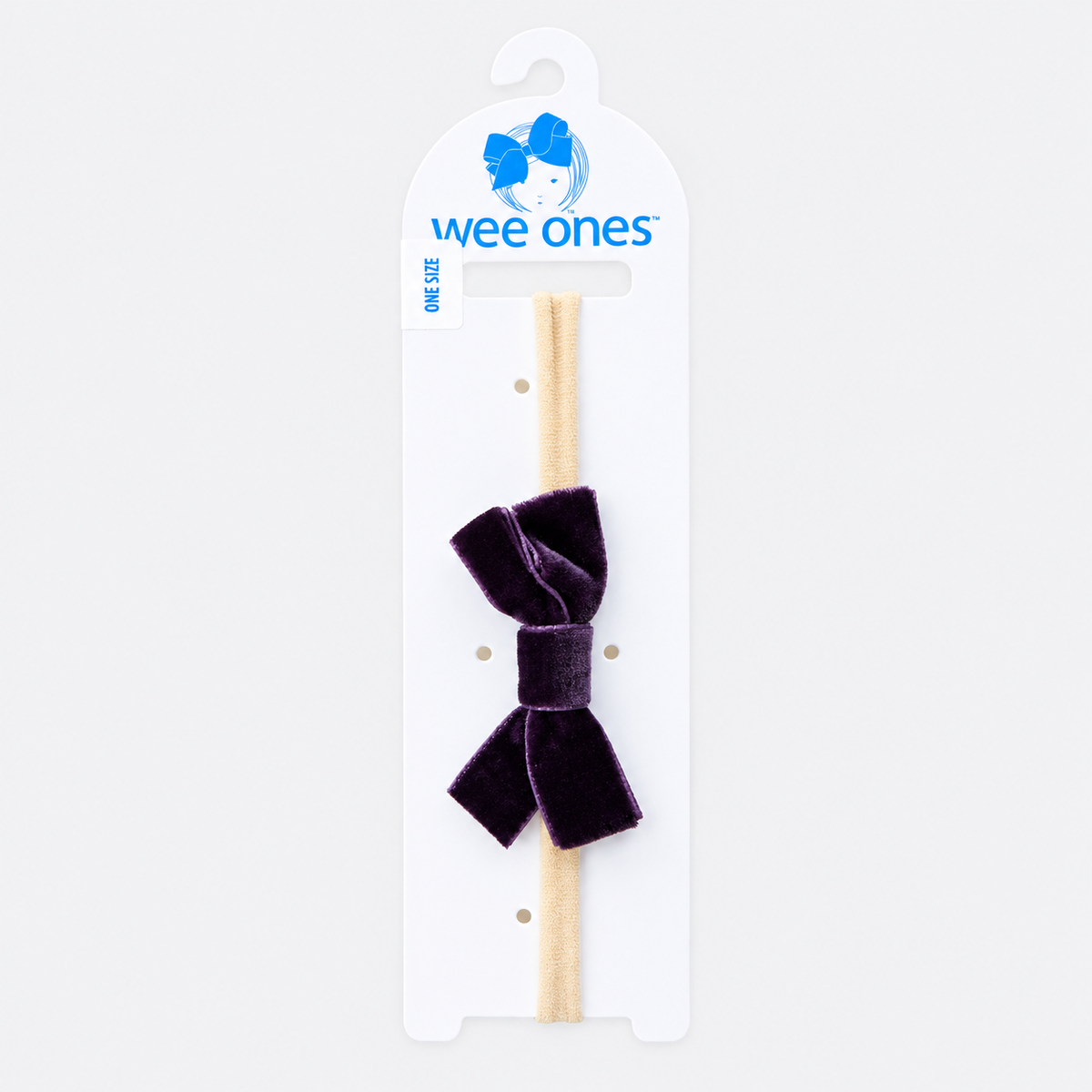 Tiny Velvet Bow on Band