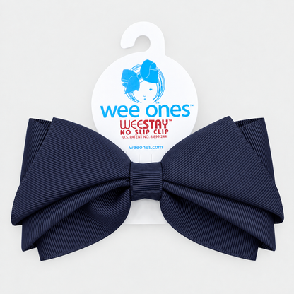 Pleated Grosgrain Hair Bow