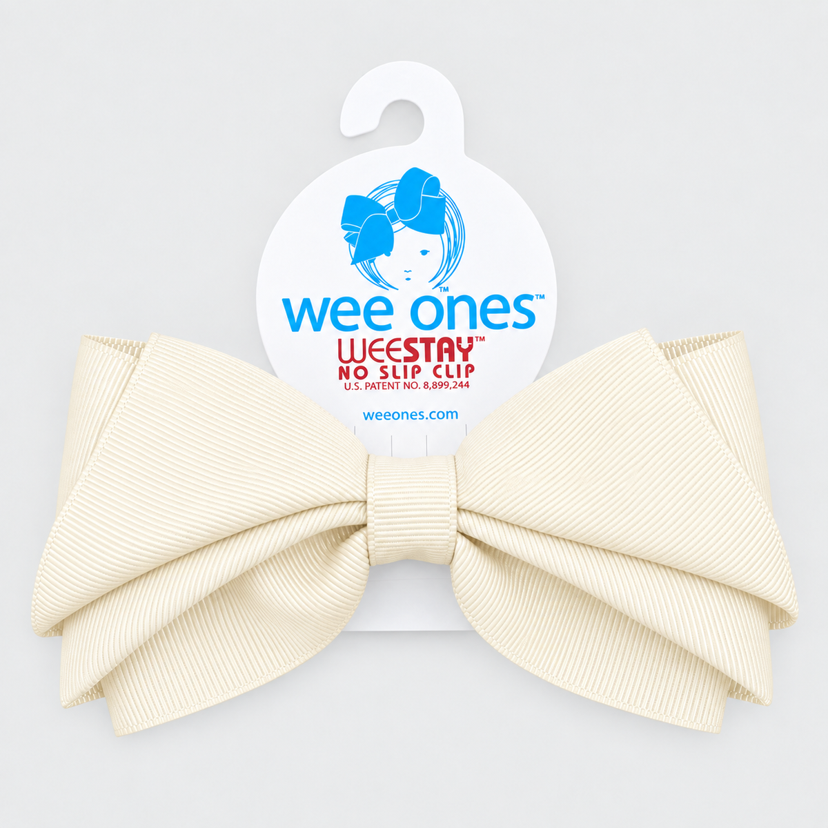 Pleated Grosgrain Hair Bow