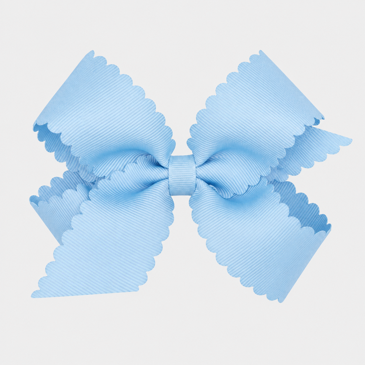 Grosgrain Bow w/ Scallop Edge