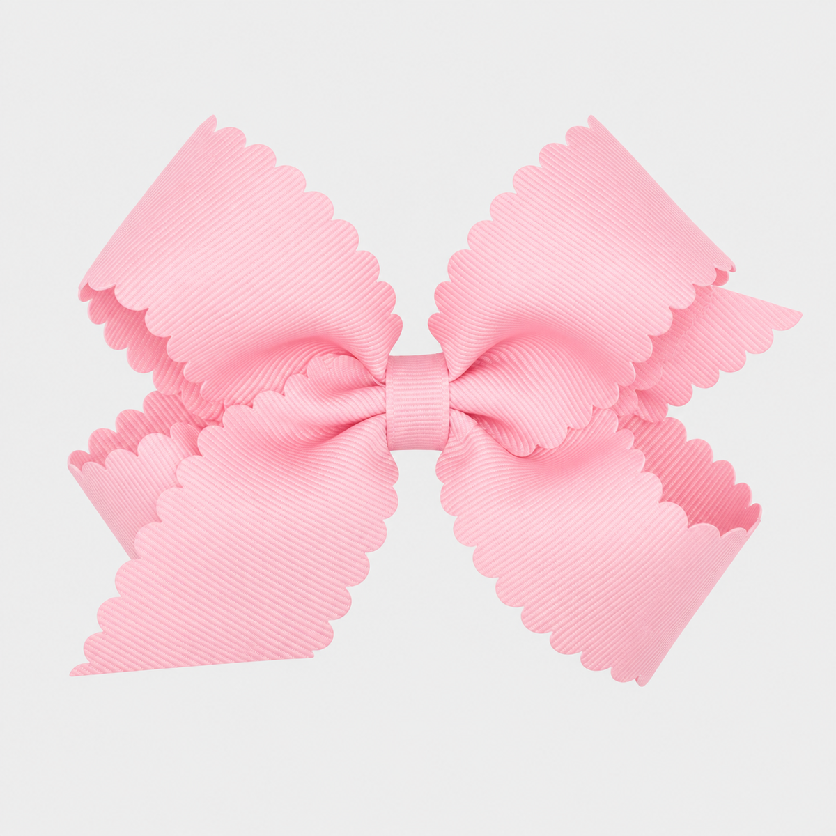 Grosgrain Bow w/ Scallop Edge
