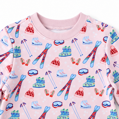 Sweatshirt Set (Ski Season Pink)