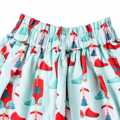Margo Skirt (Holiday Boots Pink)
