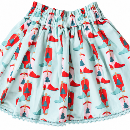 Margo Skirt (Holiday Boots Pink)