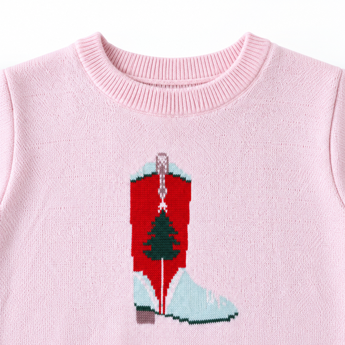 Lulu Sweater (Holiday Boots Pink)