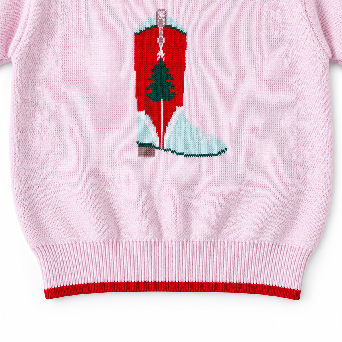Lulu Sweater (Holiday Boots Pink)