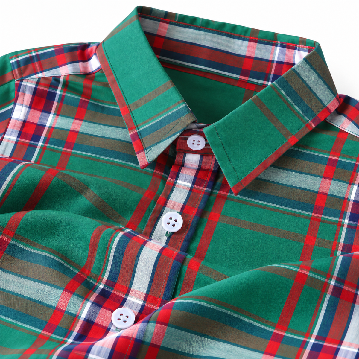 William Shirt (Christmas Plaid Green)