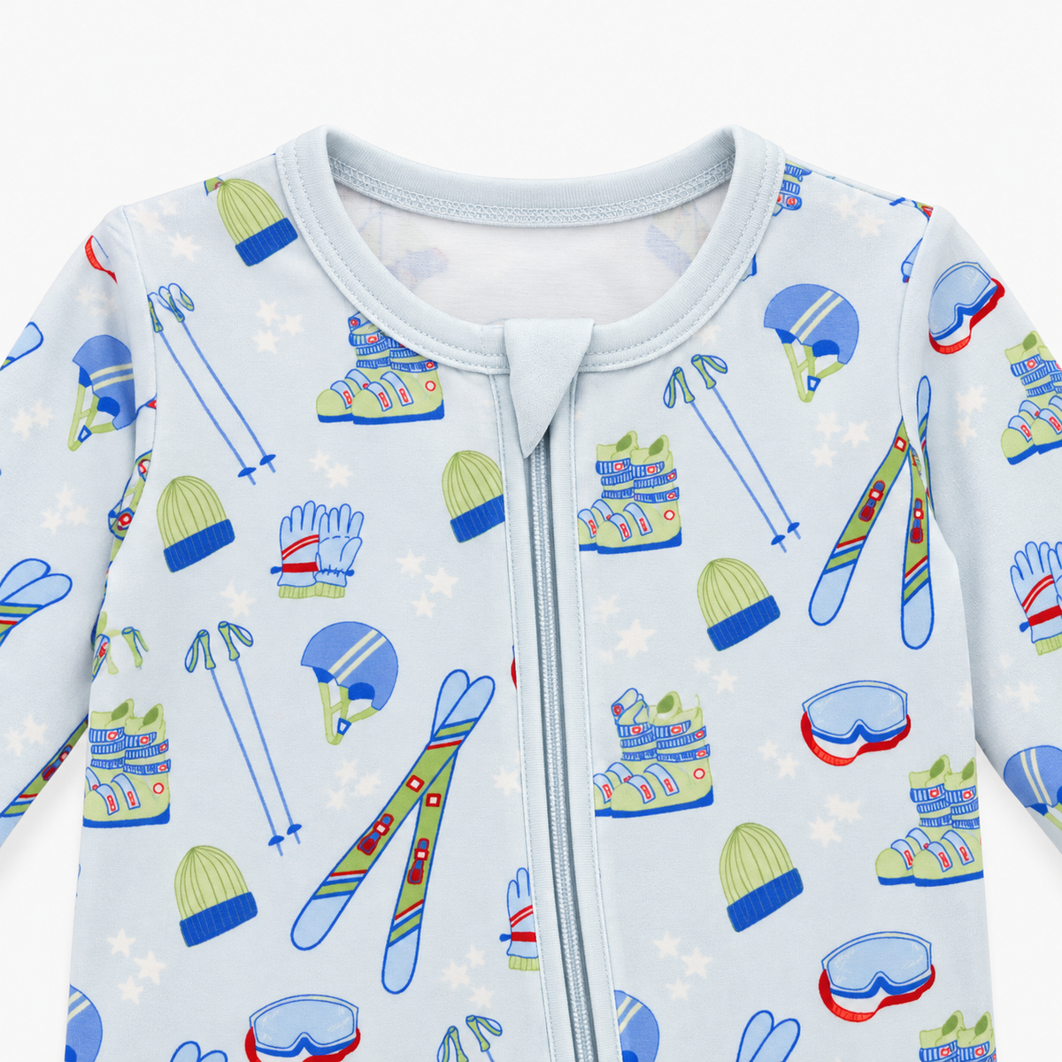 Zipper Romper (Ski Season Blue)