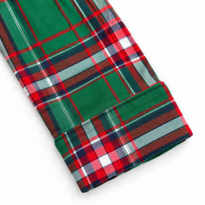 Kevin Set (Christmas Plaid Green)