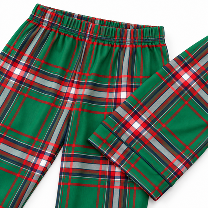 Kevin Set (Christmas Plaid Green)