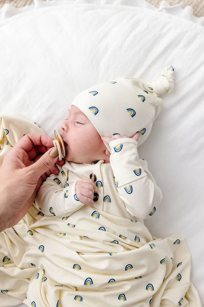 Ezra Top Knot Hat