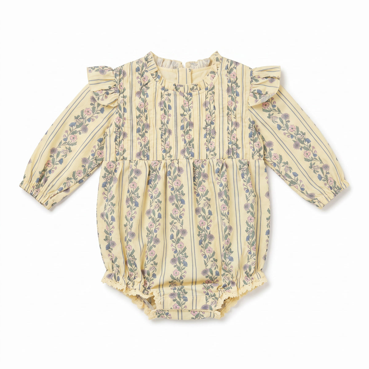 ELIZABETH BUBBLE (YELLOW FLORAL STRIPE)