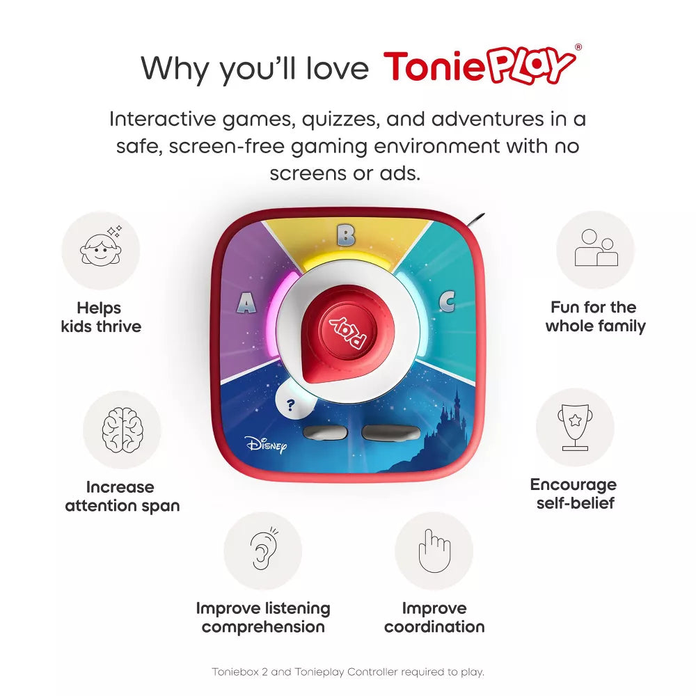 Tonieplay Set: Controller + Disney Quiz Kingdom Game