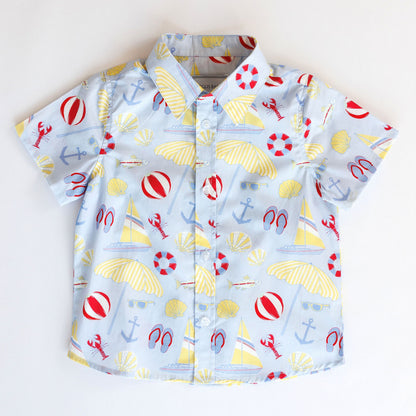 Beau Shirt (Beach Days Blue)