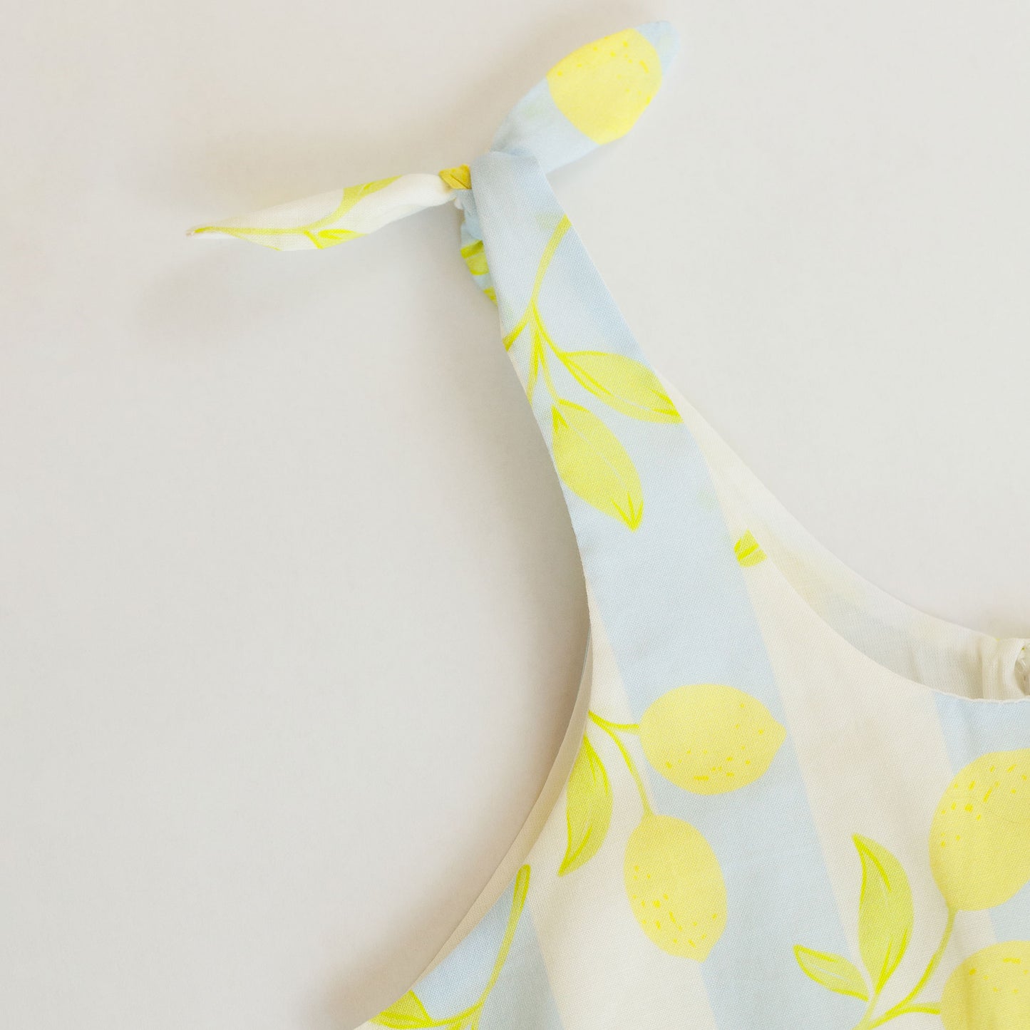 Finley Dress (Lemons Blue)