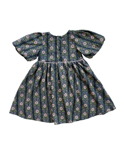 Denise Dress (Navy Floral)