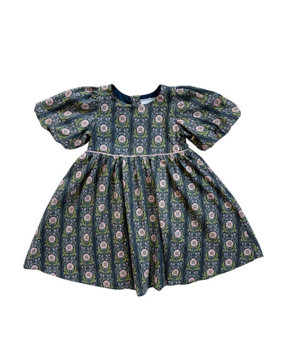 Denise Dress (Navy Floral)